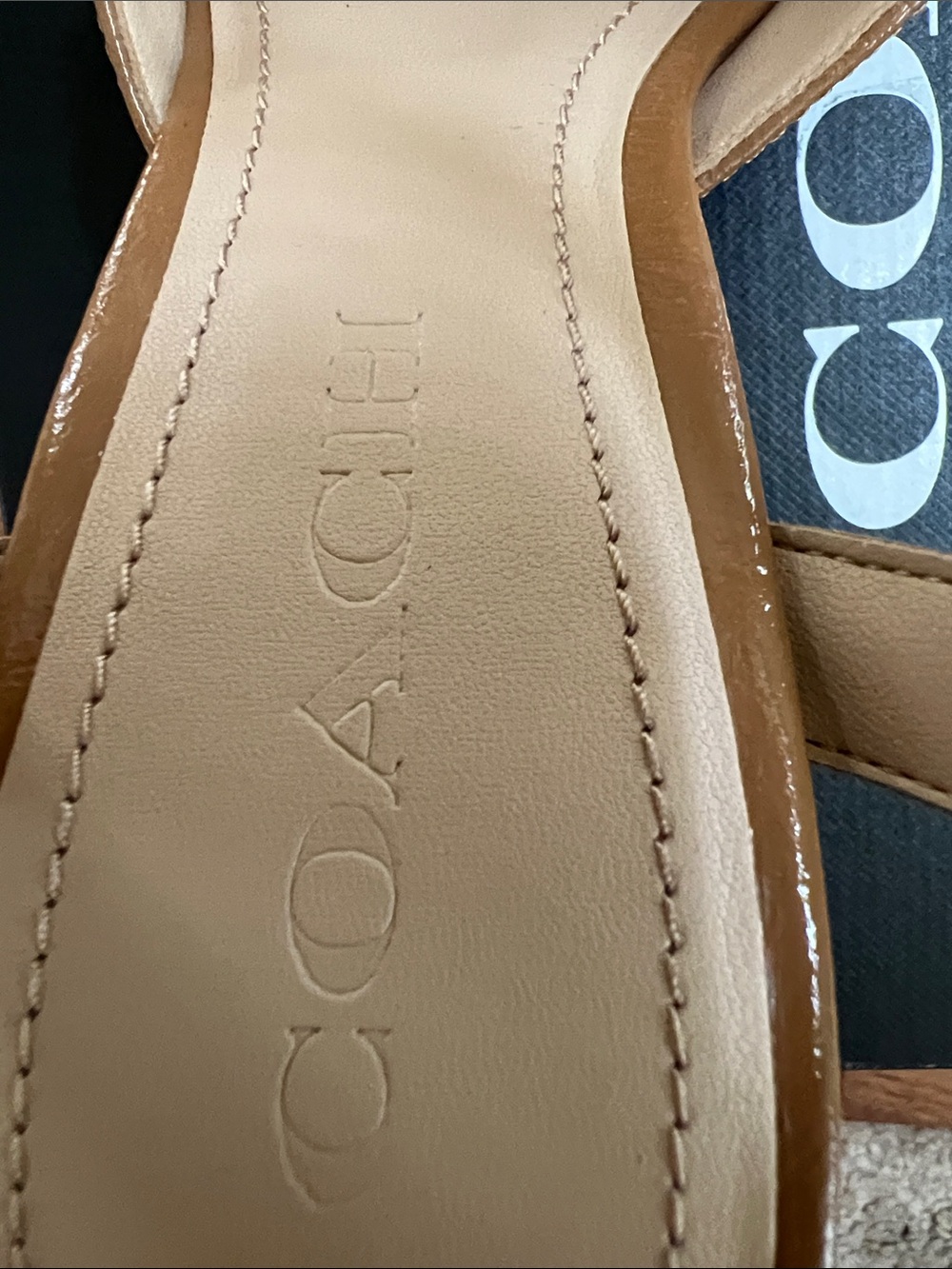 Coach Women's Sculpted-Heel Platform Pumps shoes - Picture 10 of 10